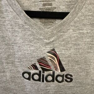 Adidas : Large : Gray Athletic Tee